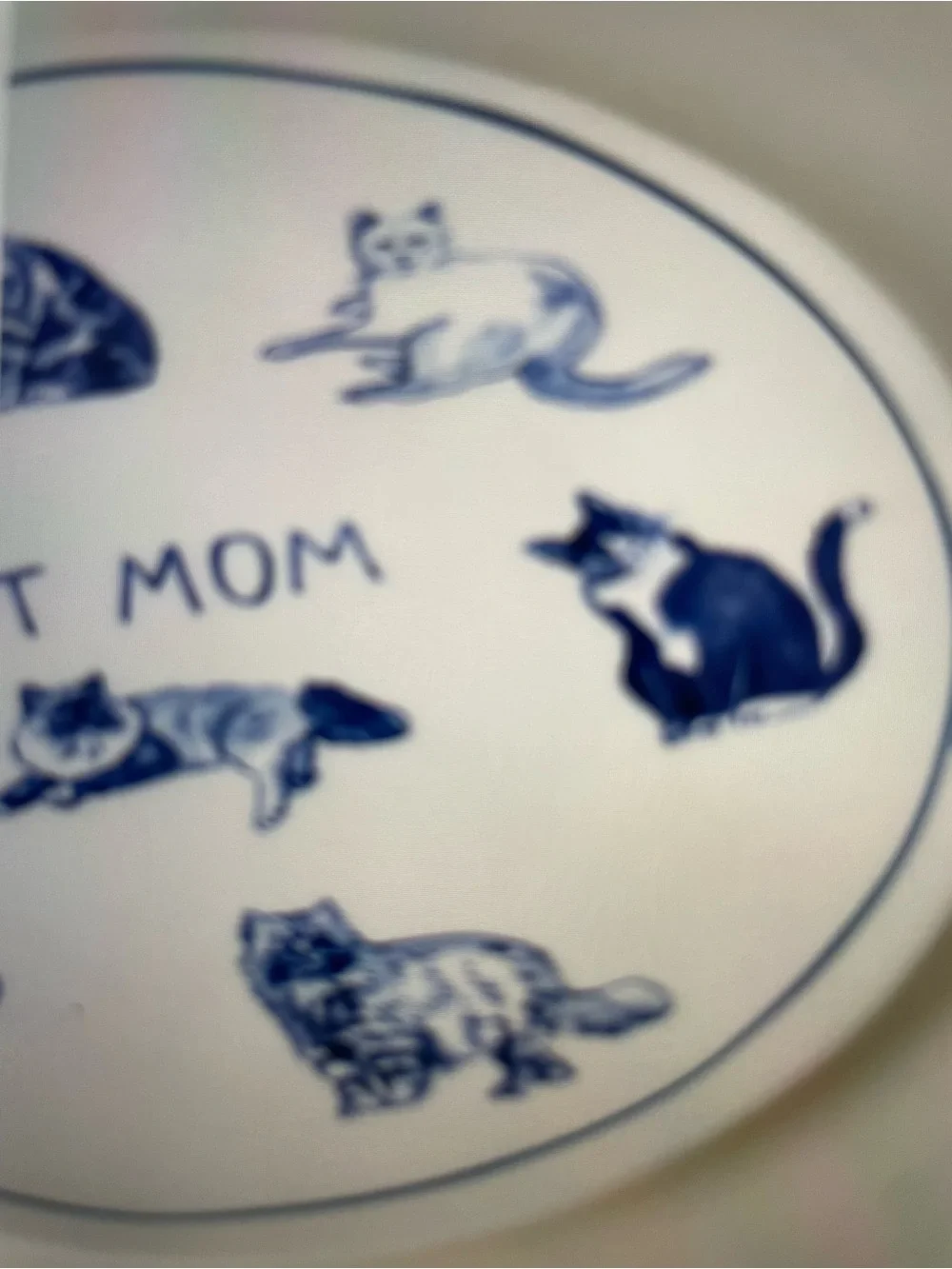 ❤️ ANTHROPOLOGIE MOLLY HATCH CAT DESSERT PLATE NEW